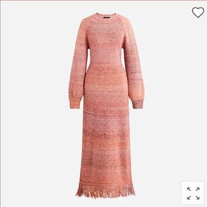 JCrew Limited-edition maxi sweater-dress in space-dyed stripe in Women